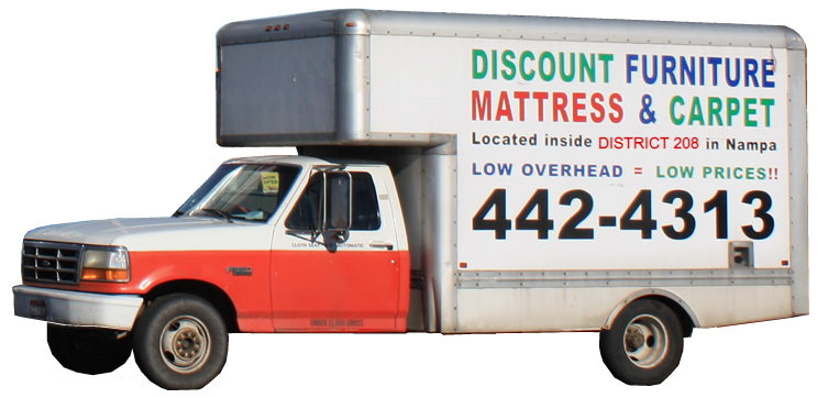 Discount Furniture & Matresses in Nampa's District 208 (formerly Karcher Mall)